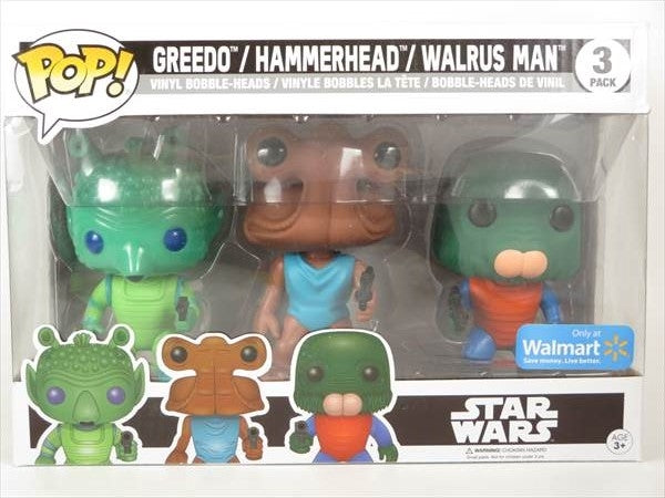 【箱傷】グリード / ハンマーヘッド / ウォーラスマン [STARWARS(スターウォーズ)] FUNKO(ファンコ) POP! 3PACK