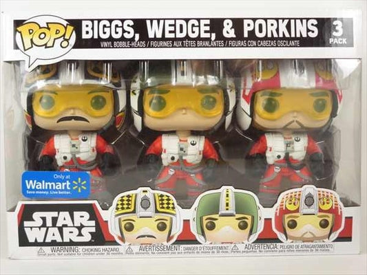 ビッグス、ウェッジ、ポーキンス3体セット [STARWARS(スターウォーズ)] FUNKO(ファンコ) POP! 3PACK