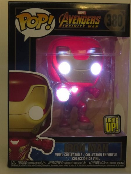 【光る】 アイアンマン ライトアップ [Avengers(アベンジャーズ・インフィニティウォー)] FUNKO(ファンコ) POP! 380