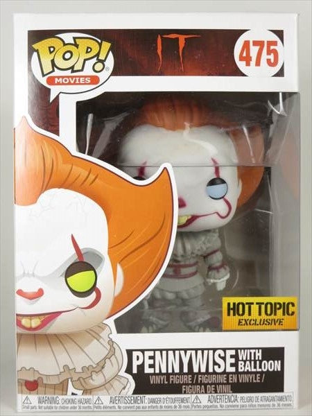 ペニーワイズ 風船 HOT TOPIC限定 [IT それが見えたら終わり チャプター1] FUNKO(ファンコ) POP! MOVIES 475