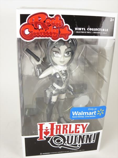 ハーレイ・クイン モノクロ版 FUNKO Rock Candy(ファンコ) ボブルヘッド
