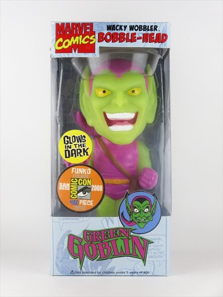 グリーンゴブリン 畜光版 2008年コミコン限定480体 [スパイダーマン] FUNKO(ファンコ) Wacky Wobbler(ワッキーワブラー) ボブルヘッド