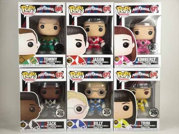 パワーレンジャー6体セット [パワーレンジャー] FUNKO(ファンコ) POP! TELEVISION 669-674