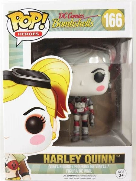 ハーレイ・クイン モノトーン [ボムシェルズ] FUNKO(ファンコ) POP! HEROES 166