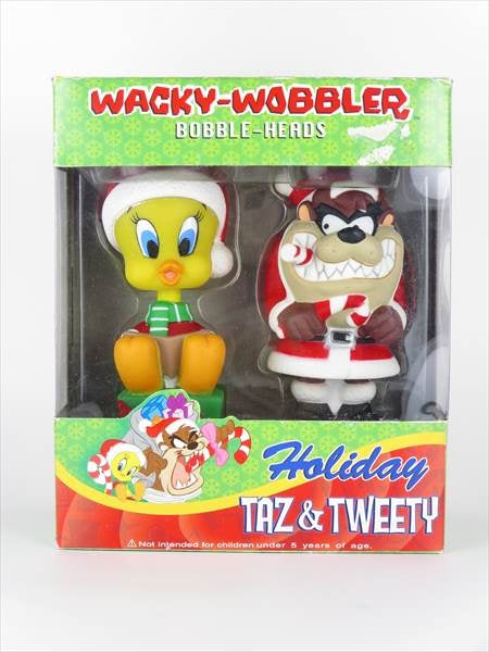 ホリデー タズマニアン・デビル＆トゥイーティー [ルーニー・テューンズ] FUNKO(ファンコ) Wacky Wobbler(ワッキーワブラー) ボブルヘッド