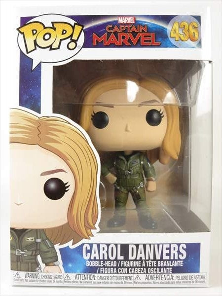 キャロル・ダンバース [キャプテンマーベル] FUNKO POP!(ファンコ) ボブルヘッド