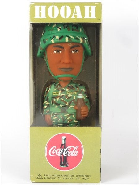 HOOAH U.S.アーミー アフリカン男性 [COCA COLA] FUNKO(ファンコ) Wacky Wobbler(ワッキーワブラー) ボブルヘッド