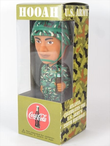 HOOAH U.S.アーミー ヒスパニック男性 [COCA COLA] FUNKO(ファンコ) Wacky Wobbler(ワッキーワブラー) ボブルヘッド