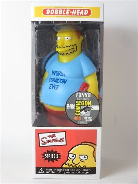 コミックブックガイ 2006年コミコン480体限定 [SHIMPSONS(シンプソンズ)] FUNKO(ファンコ) Wacky Wobbler(ワッキーワブラー) ボブルヘッド