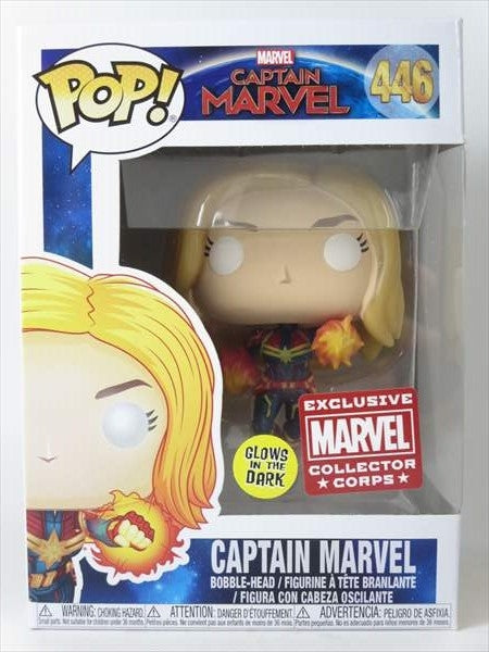 キャプテンマーベル フライング アンマスク [キャプテンマーベル(CAPTAIN MARVEL)] FUNKO(ファンコ) POP! 446