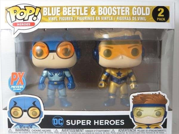 ブルービートル＆ブースターゴールド [DC SUPER HEROS] FUNKO(ファンコ) POP! HEROES 2PACK