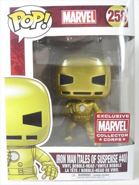 アイアンマン TALES OF SUSPENSE #40 ゴールド MARVEL COLLECTOR CORPS限定版 FUNKO(ファンコ) POP! 258