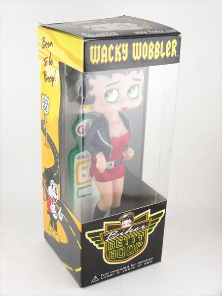 バイカーベティ [BETTY BOOP(ベティ・ブープ)] FUNKO(ファンコ) Wacky Wobbler(ワッキーワブラー) ボブルヘッド