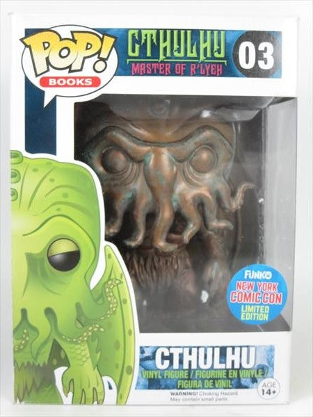 クトゥルフ ブロンズ 2015年NYCC限定版 [ハワード・フィリップス・ラヴクラフト] FUNKO(ファンコ) POP! BOOKS 03