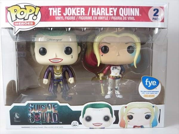ジョーカー＆ハーレイクイン [Suicide Squad(スーサイドスクワッド)] FUNKO(ファンコ) POP! HEROES 2PACK