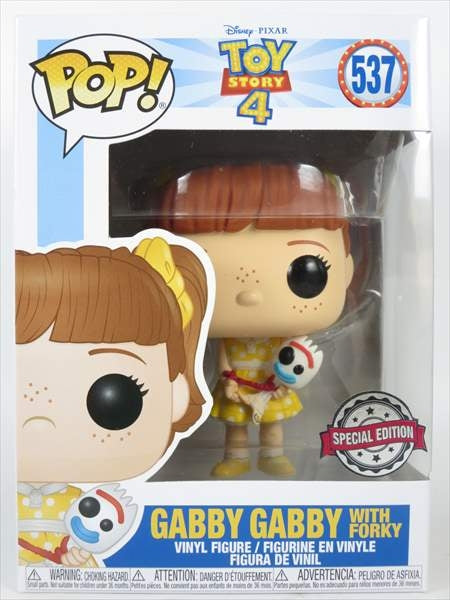【箱傷】 ギャビー・ギャビー with フォーキー [トイ・ストーリー４] FUNKO(ファンコ) POP! 537