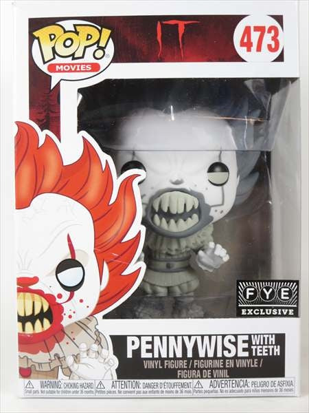 IT(2017) 歯 モノクロ版 FYE限定 [スティーブンキングIT] FUNKO(ファンコ) POP! MOVIES 473