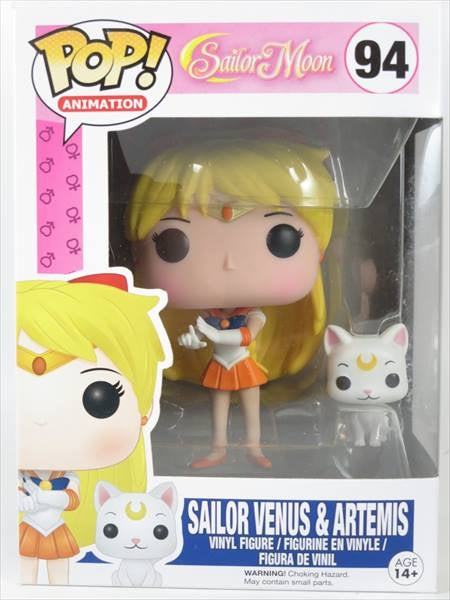 【箱傷】 セーラーヴィーナス＆アルテミス [美少女戦士セーラームーン] FUNKO(ファンコ) POP! ANIMATION 94