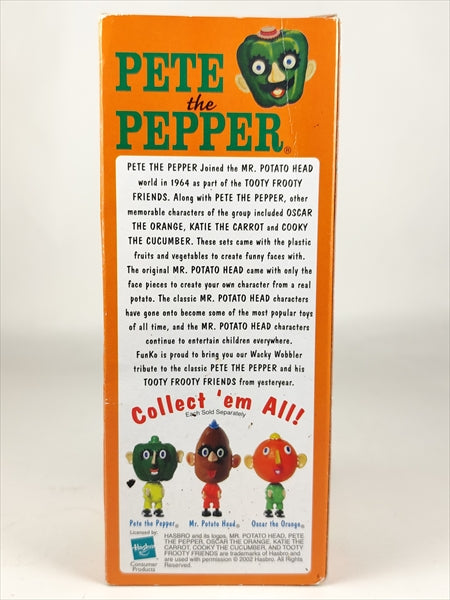 ピート・ザ・ペッパー [PETE the PEPPER] FUNKO(ファンコ) Wacky Wobbler(ワッキーワブラー) ボブルヘッド