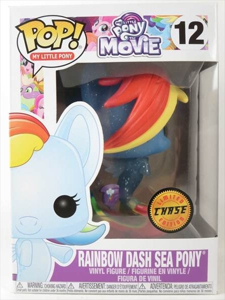 レインボーダッシュシーポニー CHASE クリア版 [マイリトルポニー] FUNKO(ファンコ) POP! MY LITTLE PONY 12