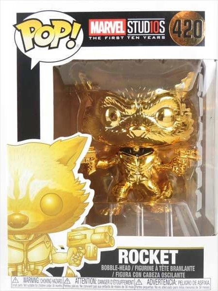 ロケット ゴールドクロム版 [MARVEL] FUNKO(ファンコ) POP! 420
