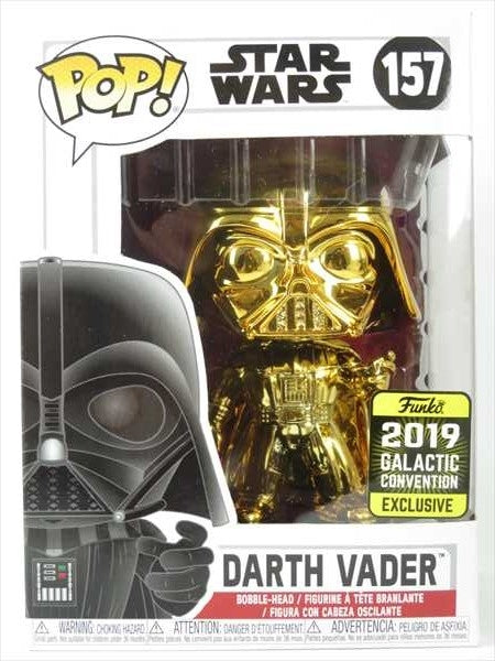 ダースベイダー ゴールドクロム 2019年GALACTIC CONVENTION限定 [STARWARS(スターウォーズ)] FUNKO(ファンコ) POP! 157