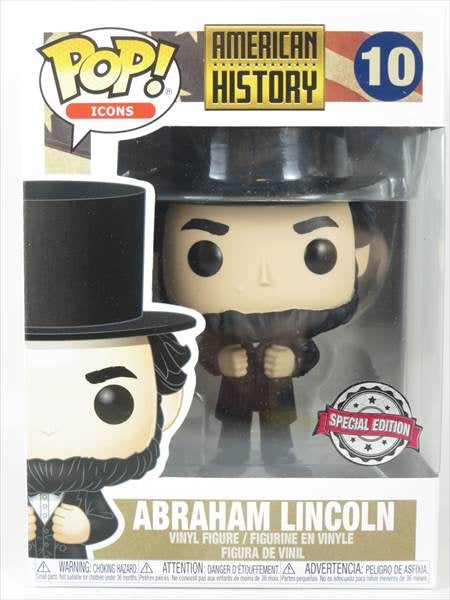 【箱傷】 リンカーン大統領 [アメリカンヒストリー] FUNKO(ファンコ) POP! ICONS 10