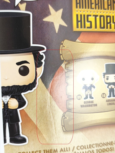 【箱傷】 リンカーン大統領 [アメリカンヒストリー] FUNKO(ファンコ) POP! ICONS 10