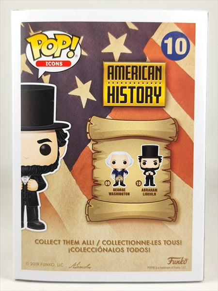 【箱傷】 リンカーン大統領 [アメリカンヒストリー] FUNKO(ファンコ) POP! ICONS 10