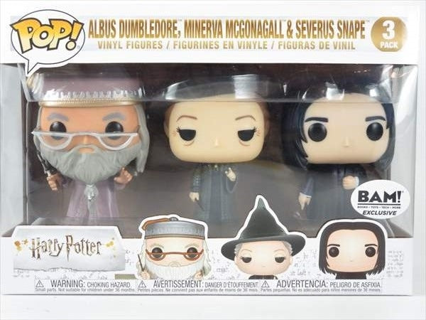 ダンブルドア校長、マクゴナガル先生＆スネイプ先生 [ハリーポッター] FUNKO(ファンコ) POP! 3PACK