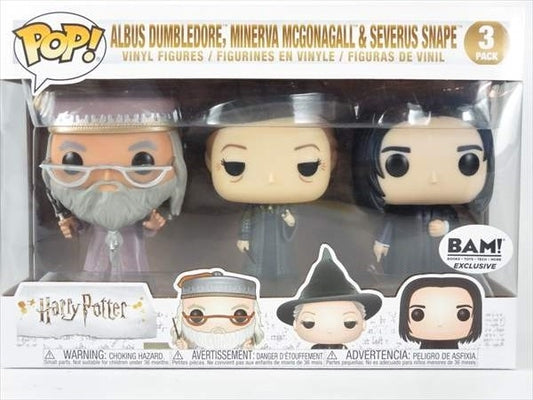 ダンブルドア校長、マクゴナガル先生＆スネイプ先生 [ハリーポッター] FUNKO(ファンコ) POP! 3PACK