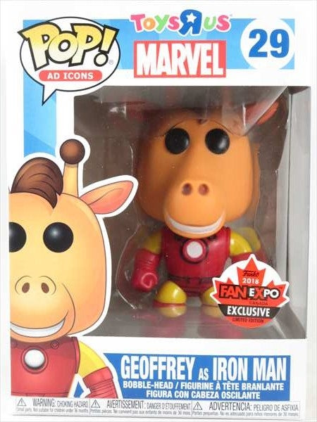 アイアンマンジェフリー 2018年CANADIAN CONVENTION限定 [トイザらス] FUNKO(ファンコ) POP! AD ICONS 29