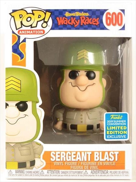 軍曹閣下 ハンナバーベラ 2019年SUMMER CONVENTION限定 [チキチキマシン猛レース] FUNKO(ファンコ) POP! ANIMATION 600