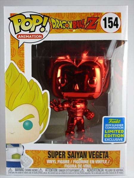 スーパーサイヤ人ベジータ レッドクロム 2019年SUMMER CONVENTION限定 [ドラゴンボールZ] FUNKO(ファンコ) POP! ANIMATION 154
