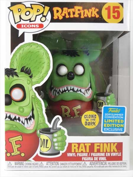 ラットフィンク 蓄光版 2019年SUMMER CONVENTION限定 [RATFINK] FUNKO(ファンコ) POP! AD ICONS 15
