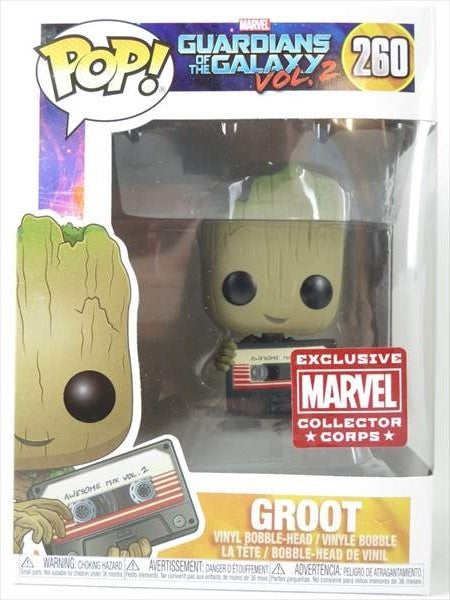 グルート　カセット MARVEL COLLECTOR CORPS限定版 [ガーディアンズ・オブ・ギャラクシー VOL.2] FUNKO(ファンコ) POP! 260