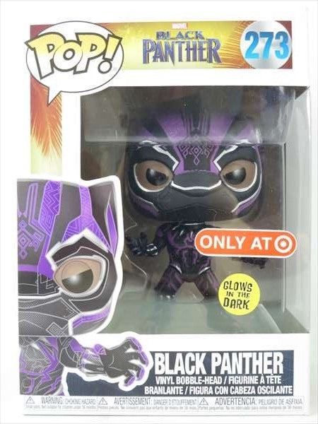 ブラックパンサー 紫蓄光版 [ブラックパンサー] FUNKO POP!(ファンコ) ボブルヘッド