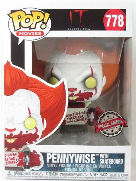 ペニーワイズ スケートボード [ITチャプター2] FUNKO(ファンコ) POP! MOVIES 778