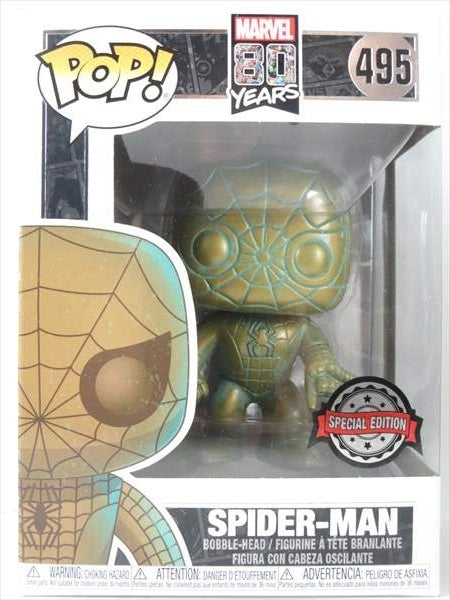 スパイダーマン ブロンズ [MARVEL 80 YEARS] FUNKO(ファンコ) POP! 495
