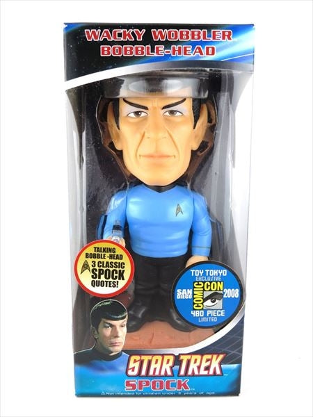 【トーキング機能付】スポック 2008年コミコン限定480体 [STAR TREK(スタートレック)] FUNKO(ファンコ) Wacky Wobbler(ワッキーワブラー) ボブルヘッド