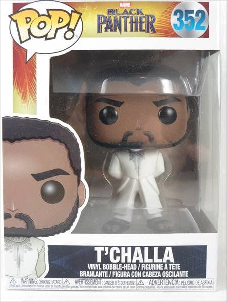 ブラックパンサー ホワイトローブ [ブラックパンサー] FUNKO POP!(ファンコ) ボブルヘッド