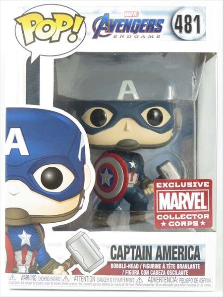 キャプテン・アメリカ MARVEL COLLECTOR CORPS限定版 [Avengers(アベンジャーズ・エンドゲーム)] FUNKO(ファンコ) POP! 481