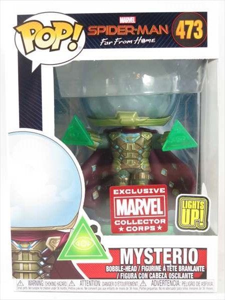 【光る】ミステリオ MARVELコレクターコープス限定版 [スパイダーマン ファーフロムホーム] FUNKO(ファンコ) POP! 473