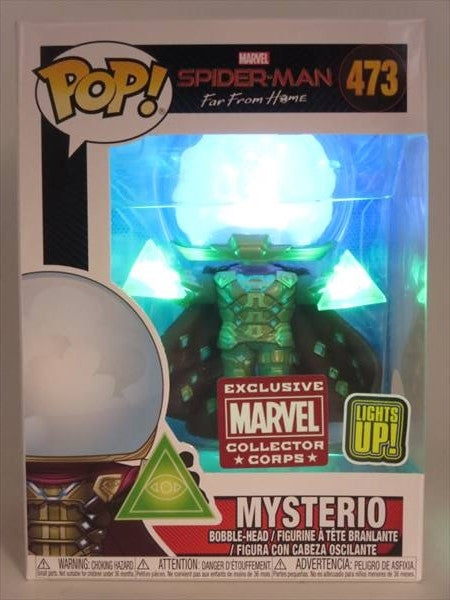 【光る】ミステリオ MARVELコレクターコープス限定版 [スパイダーマン ファーフロムホーム] FUNKO(ファンコ) POP! 473