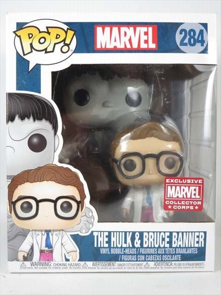 ハルク＆ブルースバナー MARVEL COLLECTOR CORP限定版 FUNKO(ファンコ) POP! 284