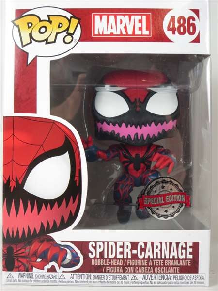 スパイダーカーネイジ FUNKO POP!(ファンコ) ボブルヘッド