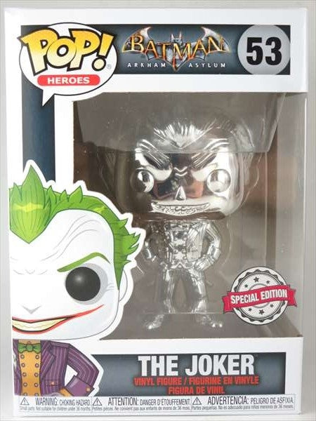 ジョーカー シルバークロム [バットマン：アーカム・ナイト] FUNKO(ファンコ) POP! HEROES 53