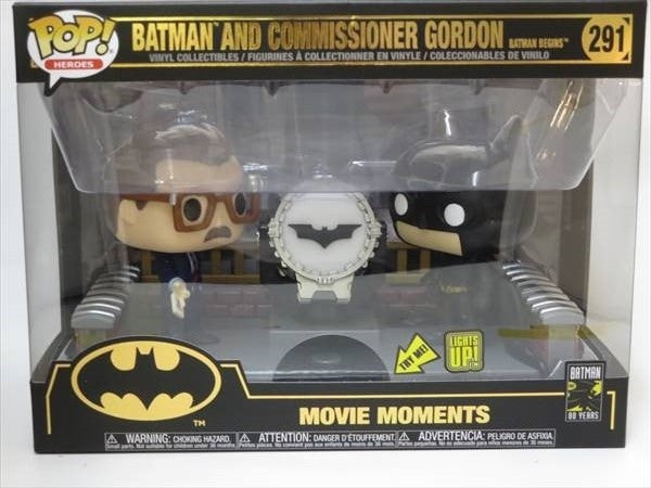 【光る】バットマン＆ゴードン警部 バットシグナル [バットマン] FUNKO(ファンコ) POP! HEROES 291