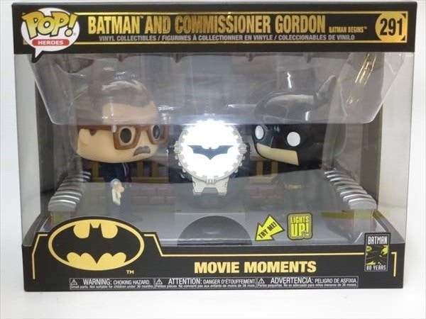【光る】バットマン＆ゴードン警部 バットシグナル [バットマン] FUNKO(ファンコ) POP! HEROES 291