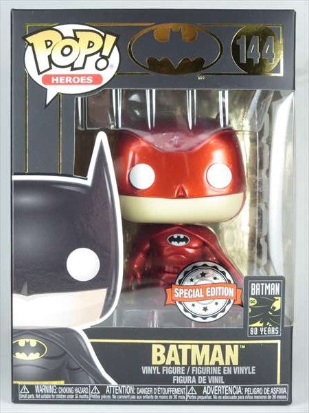 バットマン レッドメタリック FUNKO(ファンコ) POP! HEROES 144